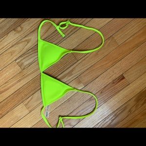 Triangle bikini top